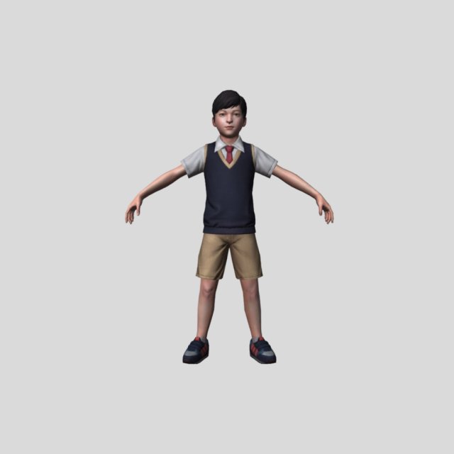 Boy 3Dモデル .c4d .max .obj .3ds .fbx .stl .blend 
