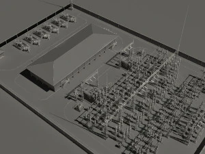 Power plant 3D Model