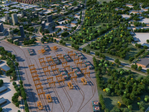Urban architecture 3D Model