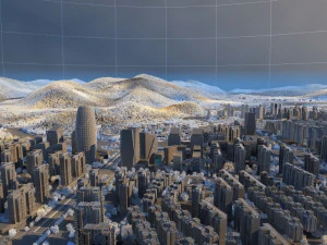 Urban architecture 3D Model