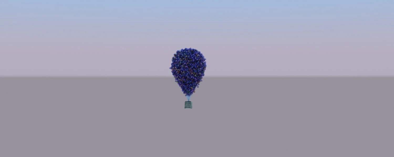 Balloon 3D Model .c4d .max .obj .3ds .fbx .stl .blend 