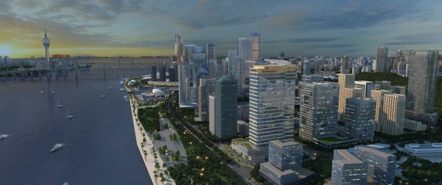 Urban architecture Model 3D .c4d .max .obj .3ds .fbx .stl .blend 