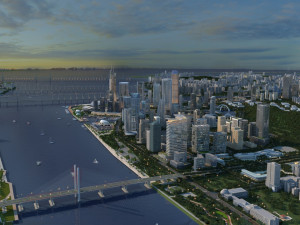 Urban architecture Model 3D