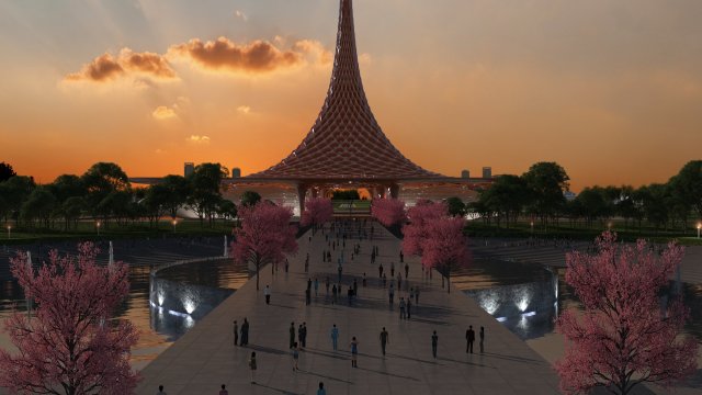 Tower 3D Модель .c4d .max .obj .3ds .fbx .stl .blend 
