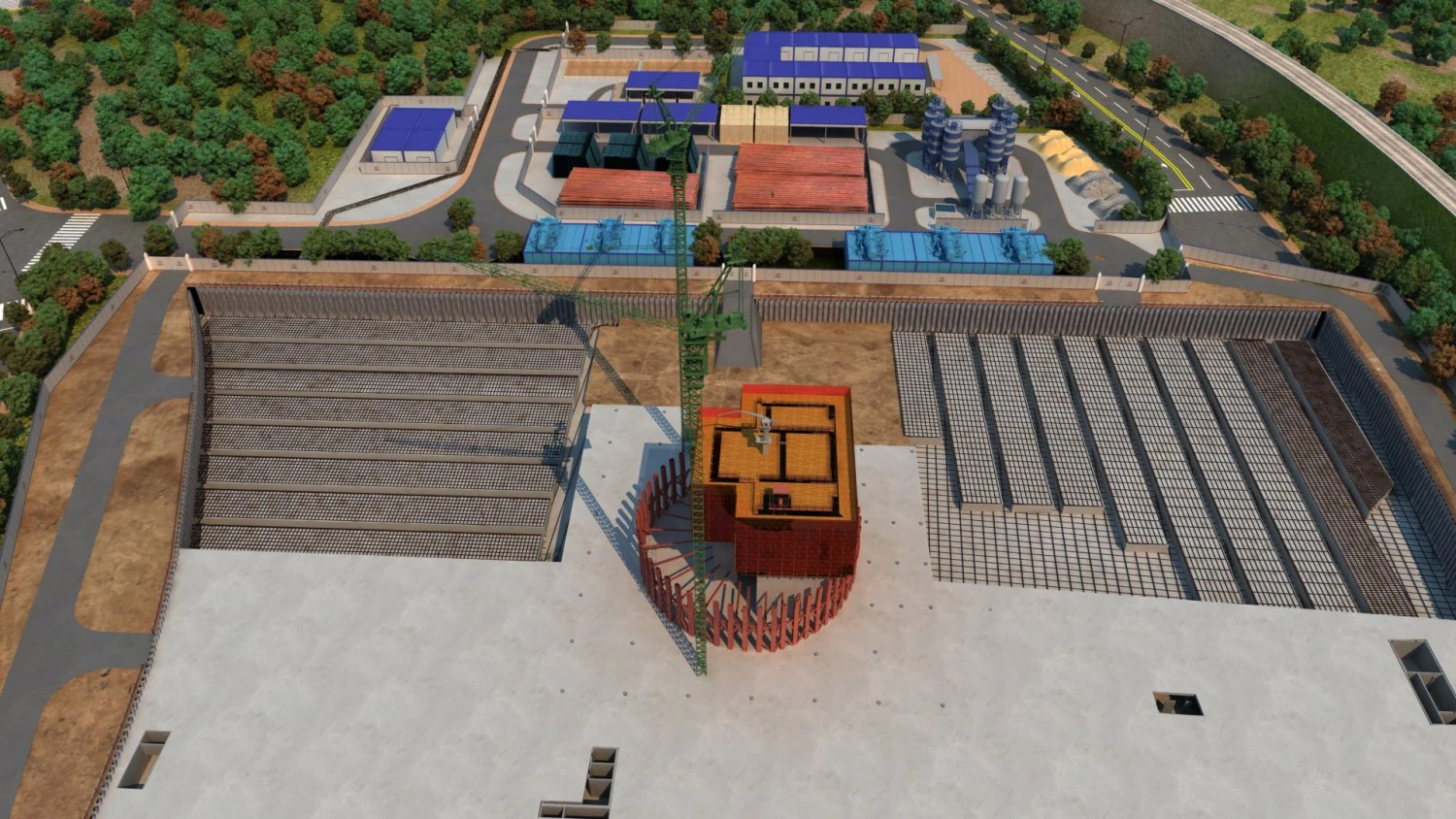Construction site 3D Model .c4d .max .obj .3ds .fbx .stl .blend 