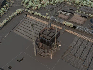 Construction site 3D Model