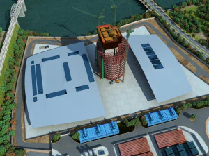 Construction site 3D Model