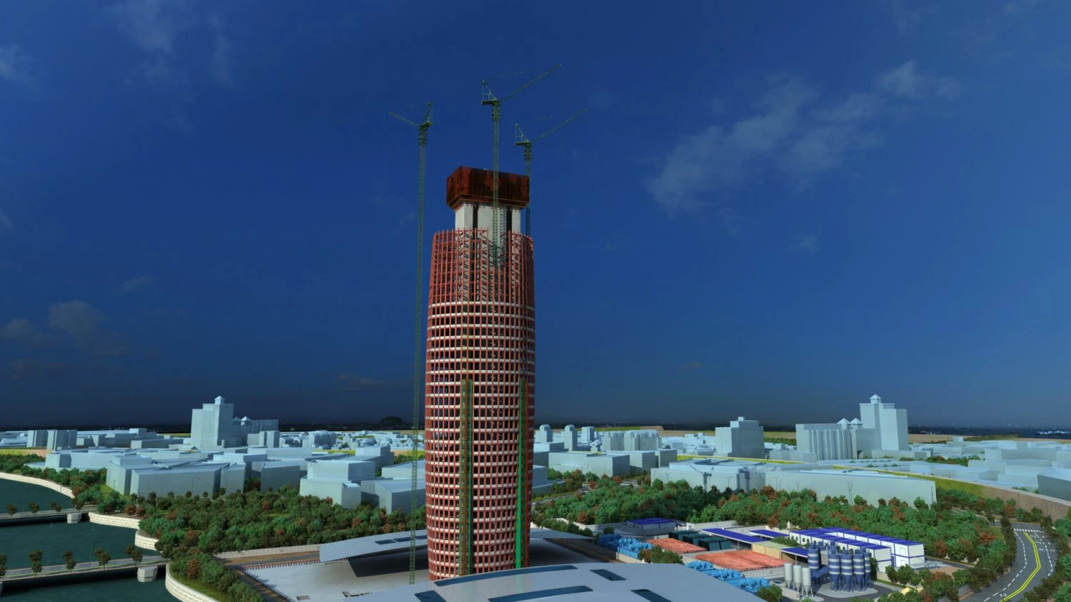 Construction site 3D Model .c4d .max .obj .3ds .fbx .stl .blend 