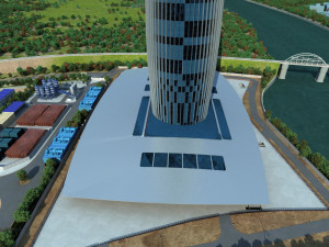 Construction site 3D Model