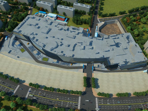 Construction site 3D-Modell