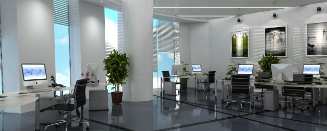 Office 3D 模型 .c4d .max .obj .3ds .fbx .stl .blend 
