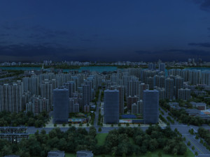 Urban architecture 3D Model