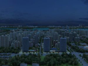 Urban architecture 3D Model