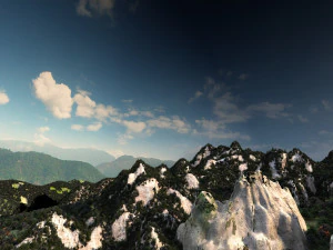 Mountain village 3D Model