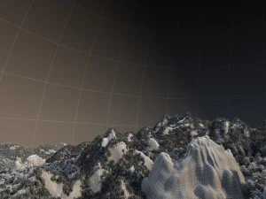 Mountain village 3D Model