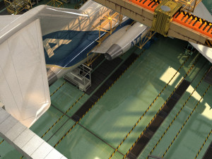 Aircraft factory 3D Model
