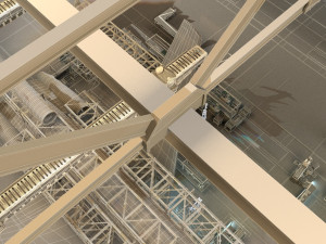 Aircraft factory 3D Model