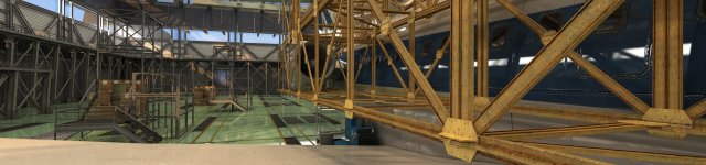 Aircraft factory 3D Model .c4d .max .obj .3ds .fbx .stl .blend