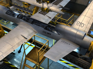Aircraft factory 3D Model