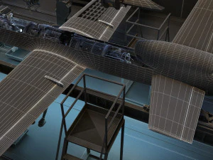 Aircraft factory 3D Model