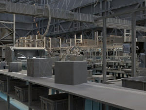 Logistics factory Modèle 3D