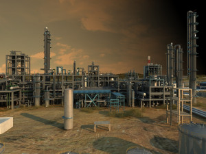 Chemical plant 3D Model