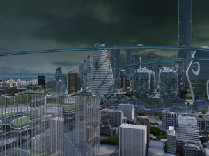 科学技術都市 3Dモデル