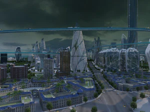 Science and technology city 3D Model