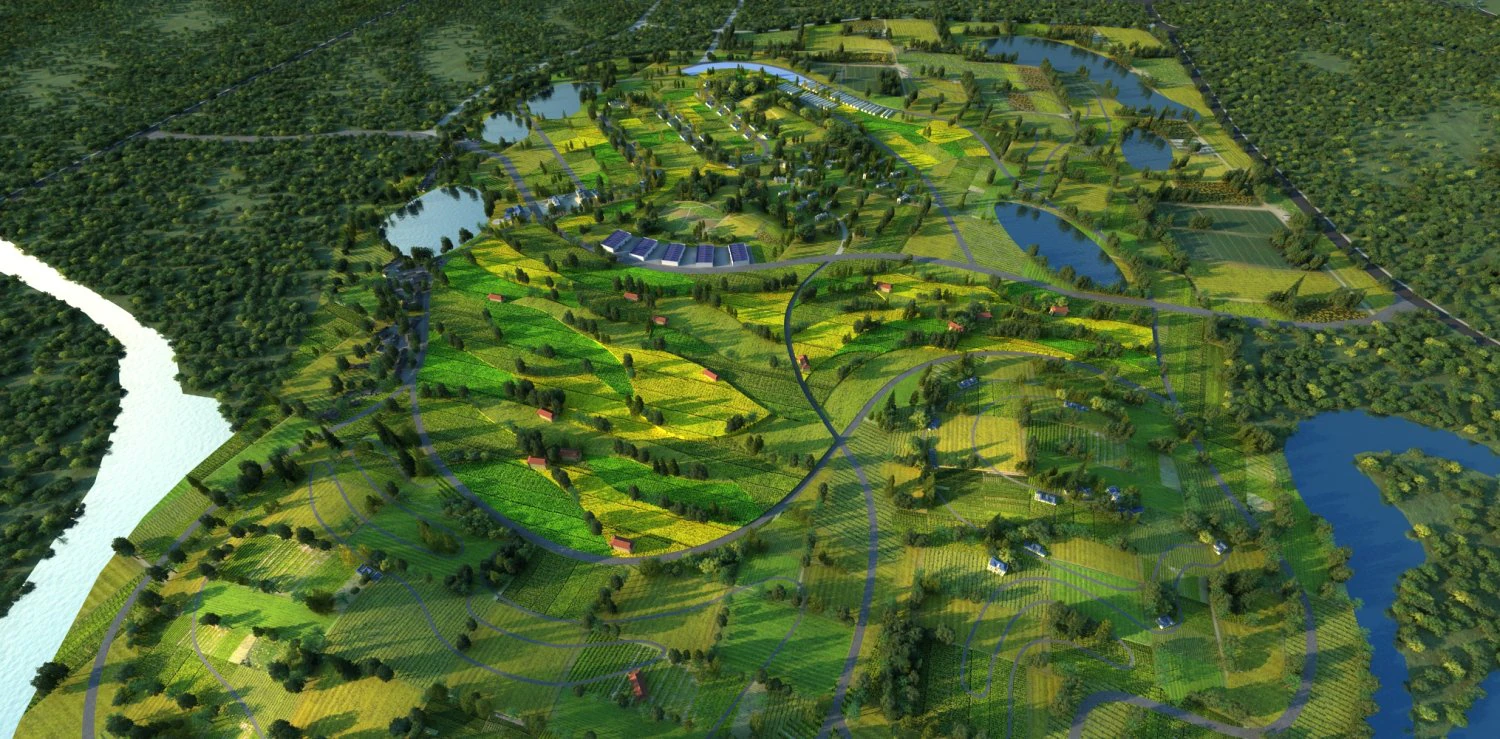 Village 3D Model .c4d .max .obj .3ds .fbx .stl .blend 