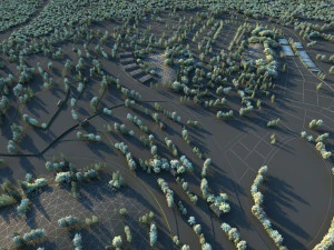 Village 3D Model