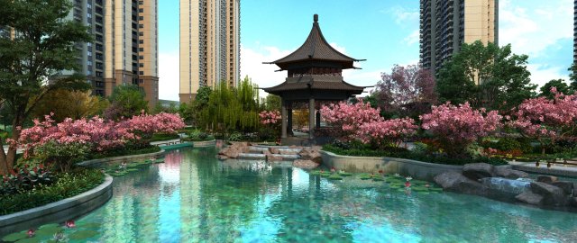 Urban architecture 3D Model .c4d .max .obj .3ds .fbx .stl .blend 
