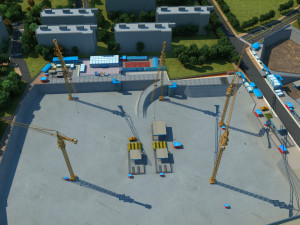 Construction site 3D Model