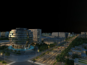 Urban architecture 3D Model