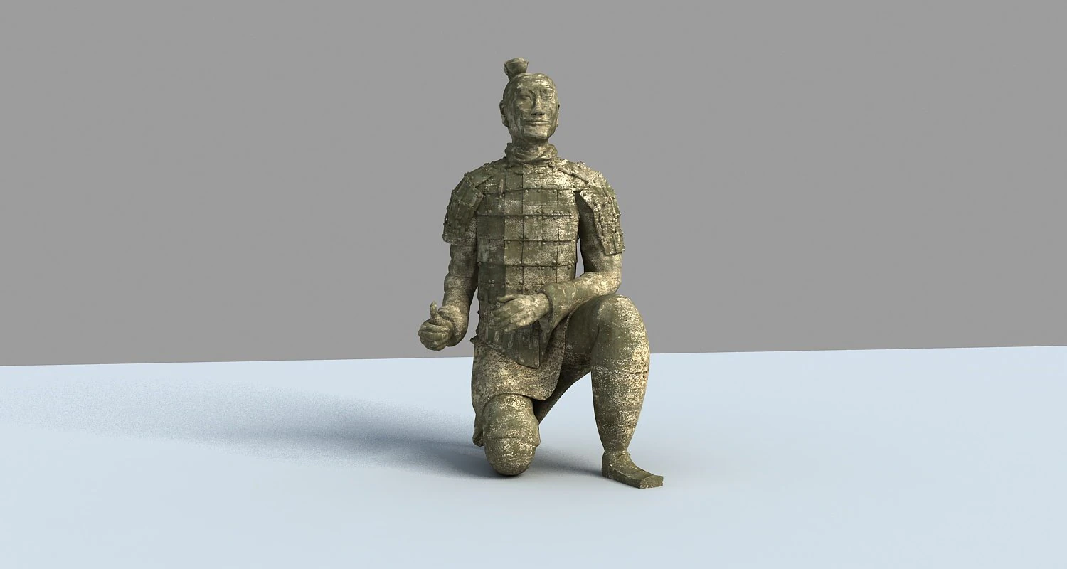 Terra-cotta Warriors 3D Model .c4d .max .obj .3ds .fbx .stl .blend 