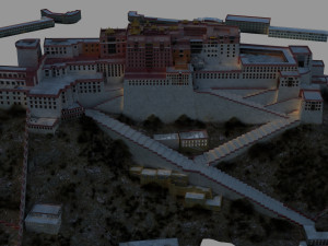 Potala Palace Modelo 3D