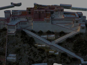 Палац Потала 3D Модель