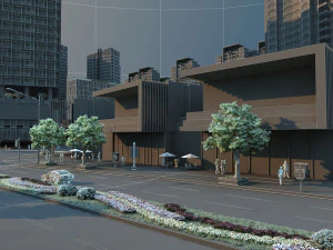 Urban architecture 3D Model