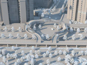 Urban architecture 3D Model