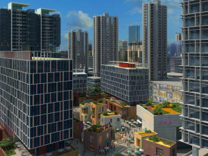 Urban architecture 3D Model