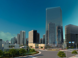 Urban architecture 3D Model