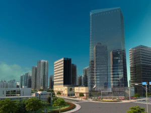 Городская архитектура 3D Модель