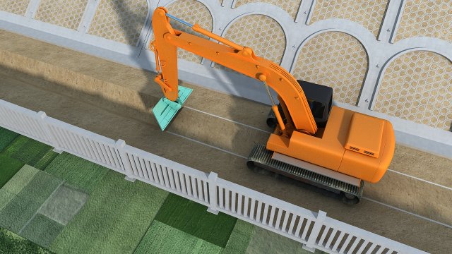 Construction site 3D Модель .c4d .max .obj .3ds .fbx .stl .blend 