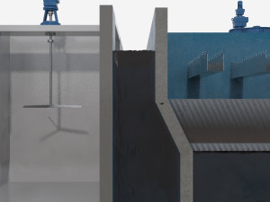 Sewage treatment equipment 3D 모델