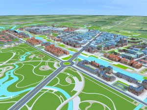 Small town Modèle 3D