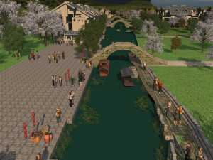 Holiday village 3D Model