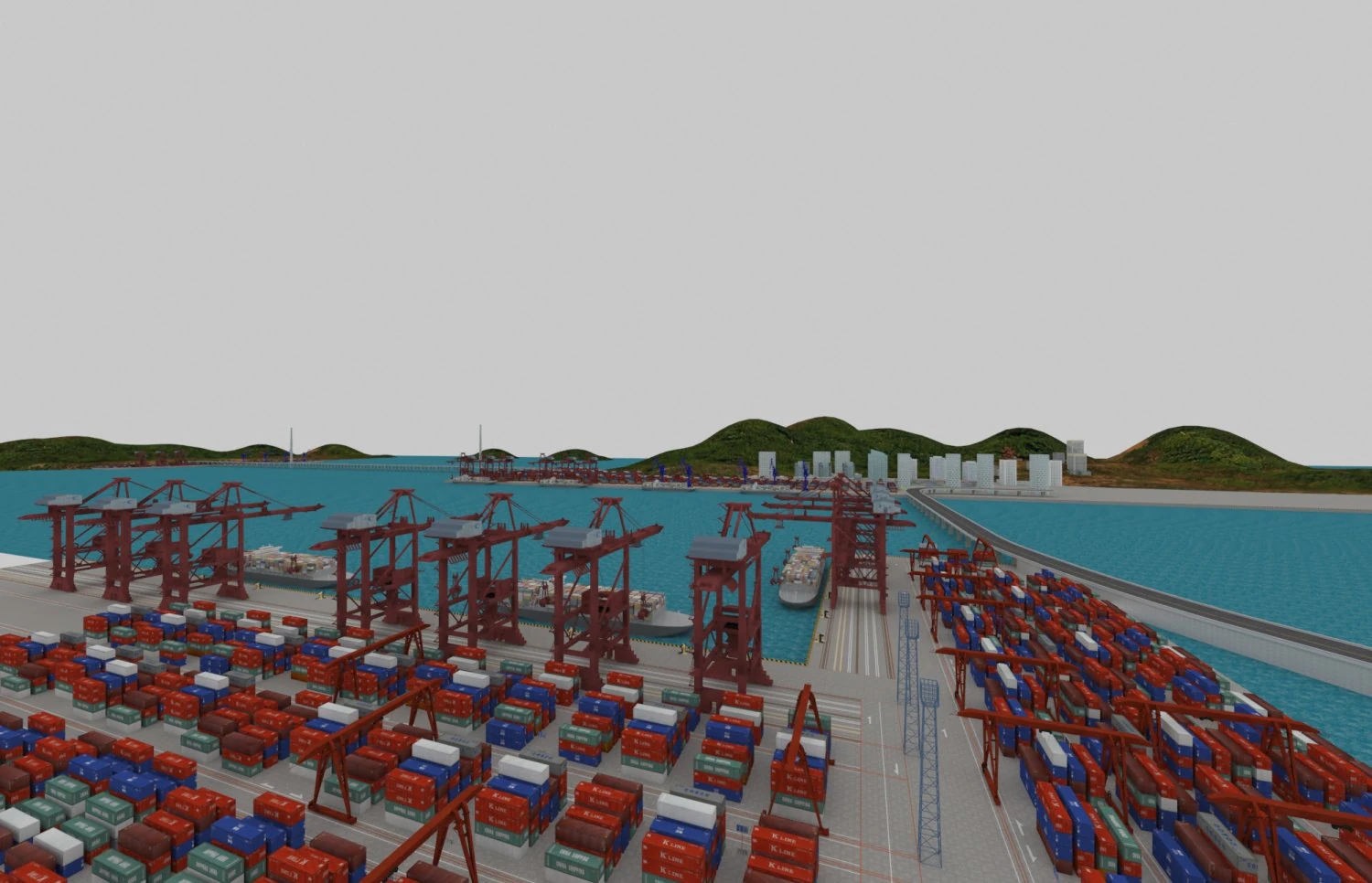 Harbor 3D Model .c4d .max .obj .3ds .fbx .stl .blend
