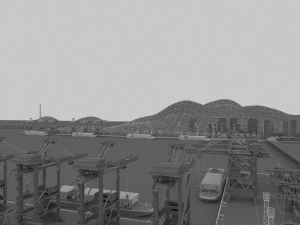 Harbor 3D Model