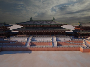 Ancient palace 3D Model