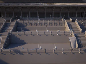 Ancient palace 3D Model