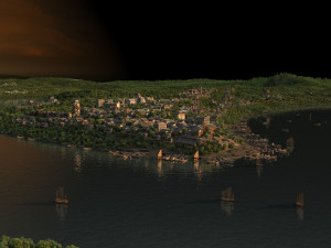 Wharf 3Dモデル
